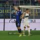 Inter Parma 3 1 15a giornata Serie A 2024 2025 Nicolo Barella esulta e Giovanni Leoni si rammarica