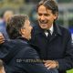 Inter Parma 3 1 15a giornata Serie A 2024 2025 Fabio Pecchia e Simone Inzaghi si salutano