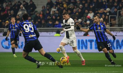 Inter Parma 3 1 15a giornata Serie A 2024 2025 Valentin Mihaila in azione