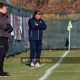 Marzolara Langhiranese 1 1 13a giornata Prima Categoria gir. B 2024 2025 il mister biancoblu Luca Estasi a bordo campo