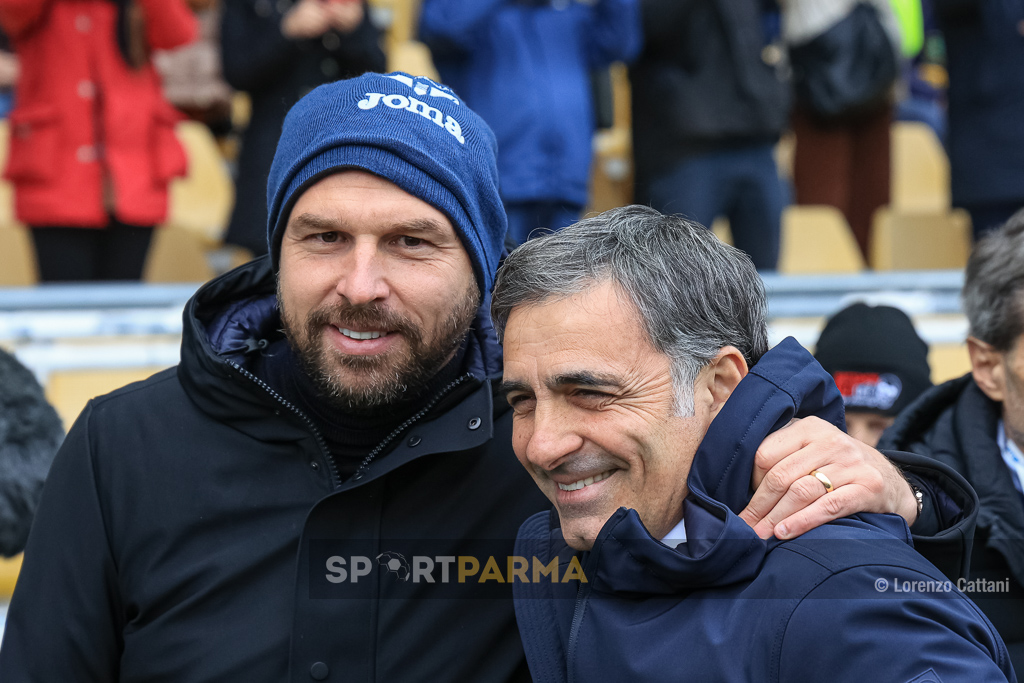 Parma Hellas Verona 2 3 16a giornata Serie A 2024 2025 gli allenatori Paolo Zanetti e Fabio Pecchia