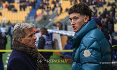 Parma Hellas Verona 2 3 16a giornata Serie A 2024 2025 il presidente Kyle Krause con Alessandro Circati