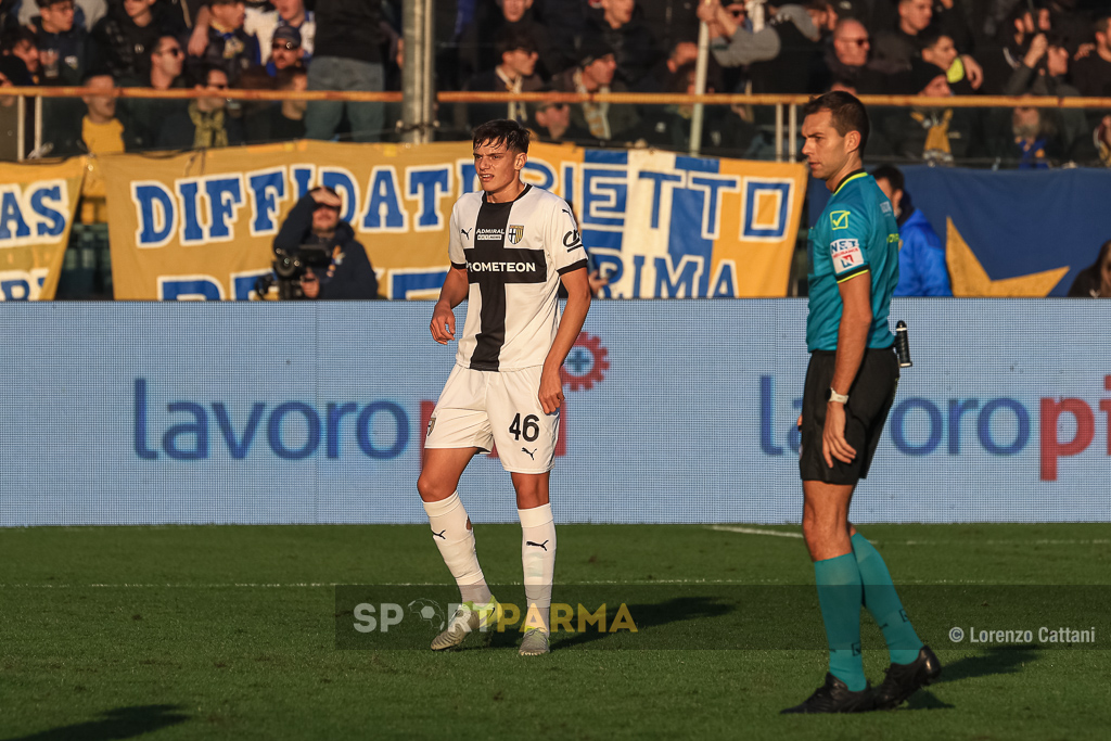 Leoni è "maturo": «Gli esami, la dislessia, l’università, il Parma» 1 Parma Lazio 3 1 14a giornata Serie A 2024 2025 Giovanni Leoni