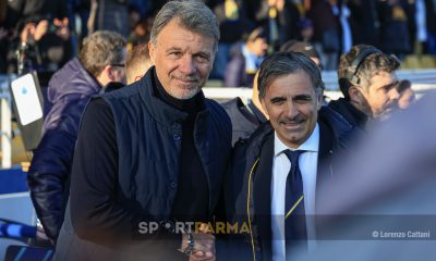 Parma Lazio 3 1 14a giornata Serie A 2024 2025 gli allenatori Marco Baroni e Fabio Pecchia