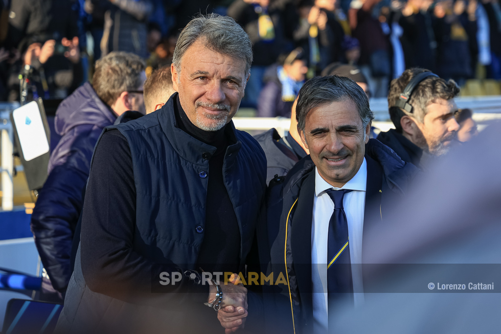 Parma Lazio 3 1 14a giornata Serie A 2024 2025 gli allenatori Marco Baroni e Fabio Pecchia