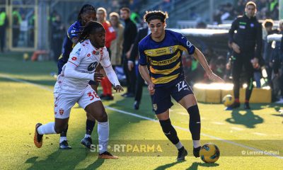 Parma Monza 2 1 18a giornata Serie A 2024 2025 Warren Bondo e Matteo Cancellieri