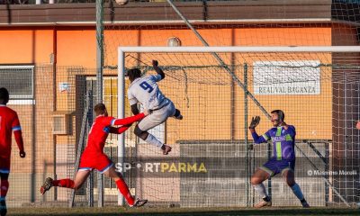 Real Sala Baganza Solignano 1 1 6a giornata Prima Categoria gir. B 2024 2025 Philip Opoku salta altissimo