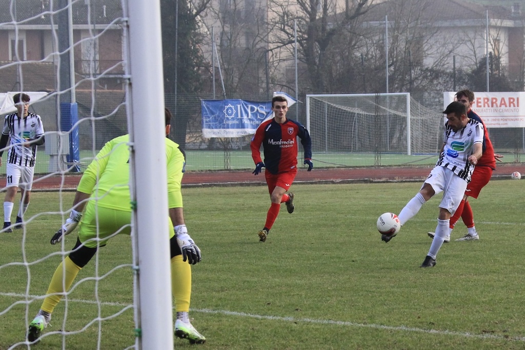 conclusione di Lorenzo Bedogni in Fidenza Bagnolese 0 1 17a giornata Promozione 2024 2025