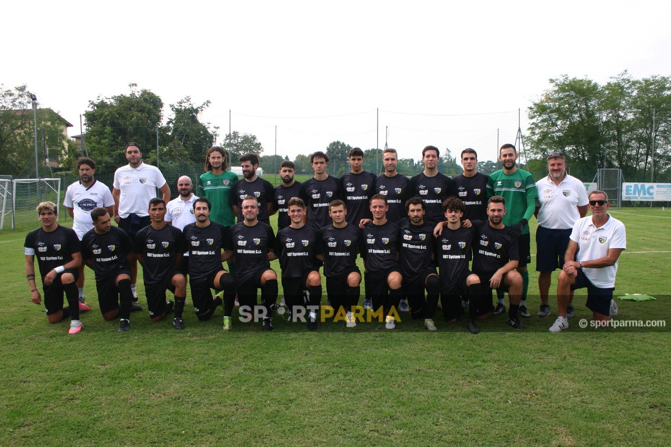 foto squadra Team Santa Maria Lesignano Prima Categoria gir. B 2024 2025 con logo SportParma