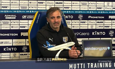 il mister del Parma Calcio Fabio Pecchia in conferenza stampa il 5.12.2024