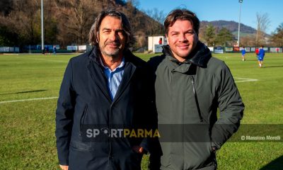 papa Stefano e il figlio Simone Pompini direttori sportivi contro in Marzolara Langhiranese 1 1 13a giornata Prima Categoria 2024 2025