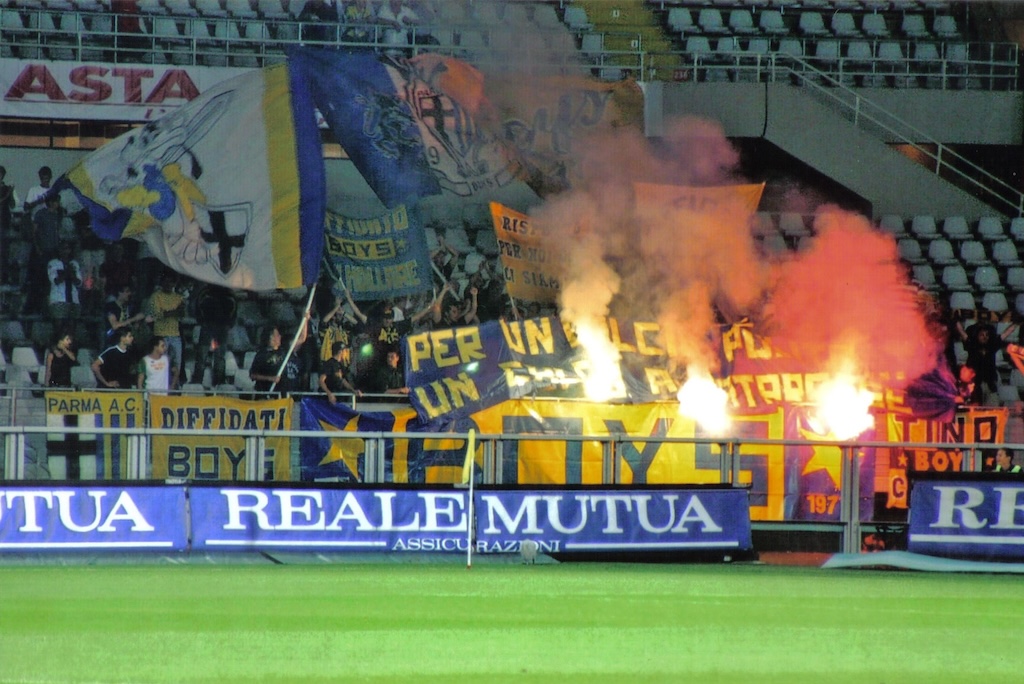 settore ospiti allo stadio Olimpico in Torino PARMA stagione 20062007