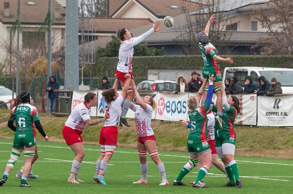 Furie Rosse Rugby Colorno vs Red Panthers Benetton Rugby Treviso 8a giornata Serie A Elite femminile 2024 2025