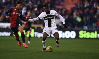 Genoa Parma 1 0 20a giornata Serie A 2024 2025 Koni De Winter e Ange Yoan Bonny