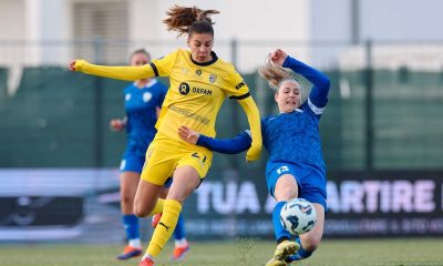 Parma Freedom 1 0 15a giornata Serie B femminile 2024 2025 .Nina Kajzba lotta sul pallone