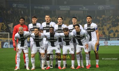 Parma Lecce 1 2 23a giornata Serie A 2024 2025 undici di partenza crociato