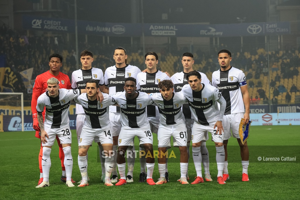 Parma Lecce 1 2 23a giornata Serie A 2024 2025 undici di partenza crociato