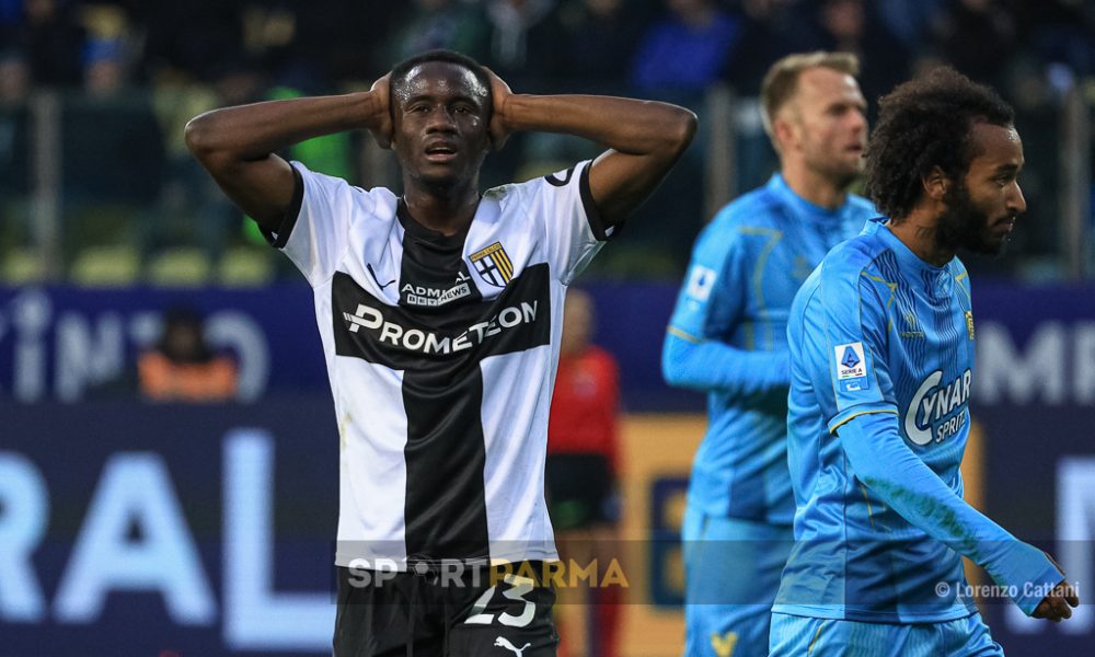 Parma Venezia 1 1 21a giornata Serie A 2024 2025 Drissa Camara incredulo