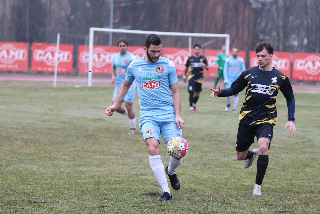 Pietro Visconti in azione in Fidentina Vianese 1 0 18a giornata Eccellenza 2024 2025