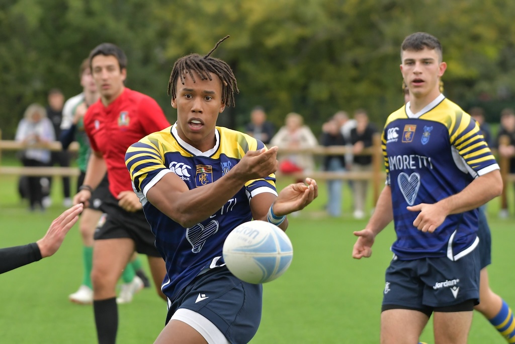 il fidentino classe 2006 Malik Faissal ala Rugby Parma Under 18