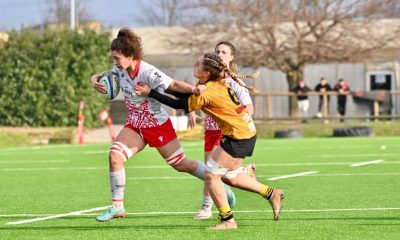 Andreoli in azione in SIA MPL Furie Rosse Rugby Colorno vs Volvera Rugby 66 5 X giornata Serie A Elite femminle 2024 2025