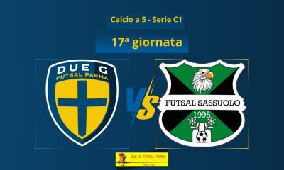 Due G Futsal Parma vs Futsal Sassuolo 17a giornata Serie C1 calcio a 5 2024 2025