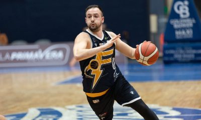 Milo Galli in Virtus Ragusa Foppiani Fulgor Fidenza 66 67 30a giornata Serie B basket 2024 2025