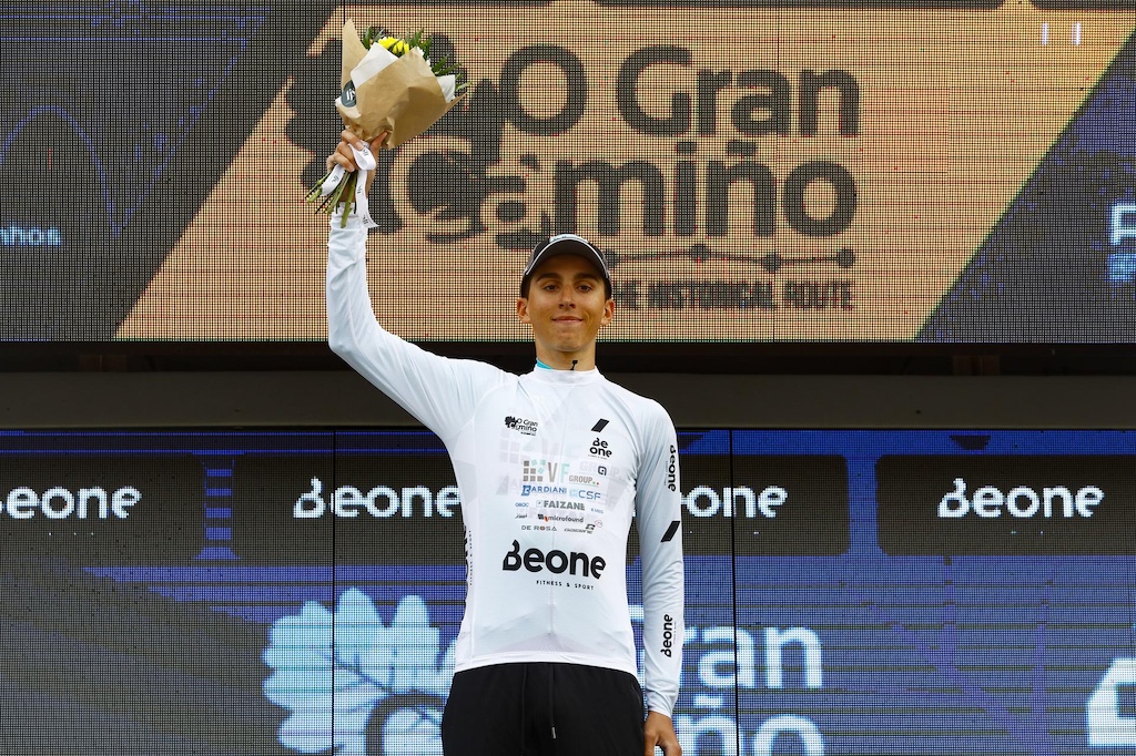 O Gran Camino Filippo Turconi VF Group Bardiani CSF Faizane leader della classifica giovani conquista la maglia bianca