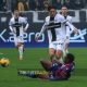 Parma Bologna 2 0 26a giornata Serie A 2024 2025 Matteo Cancellieri fermato dalla scivolata di Jhon Lucumi