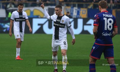 Parma Bologna 2 0 26a giornata Serie A 2024 2025 Nahuel Estevez