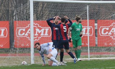 Riccardo Setti segna in Borgo San Donnino Vianese 1 3 26a giornata Eccellenza 2024 2025