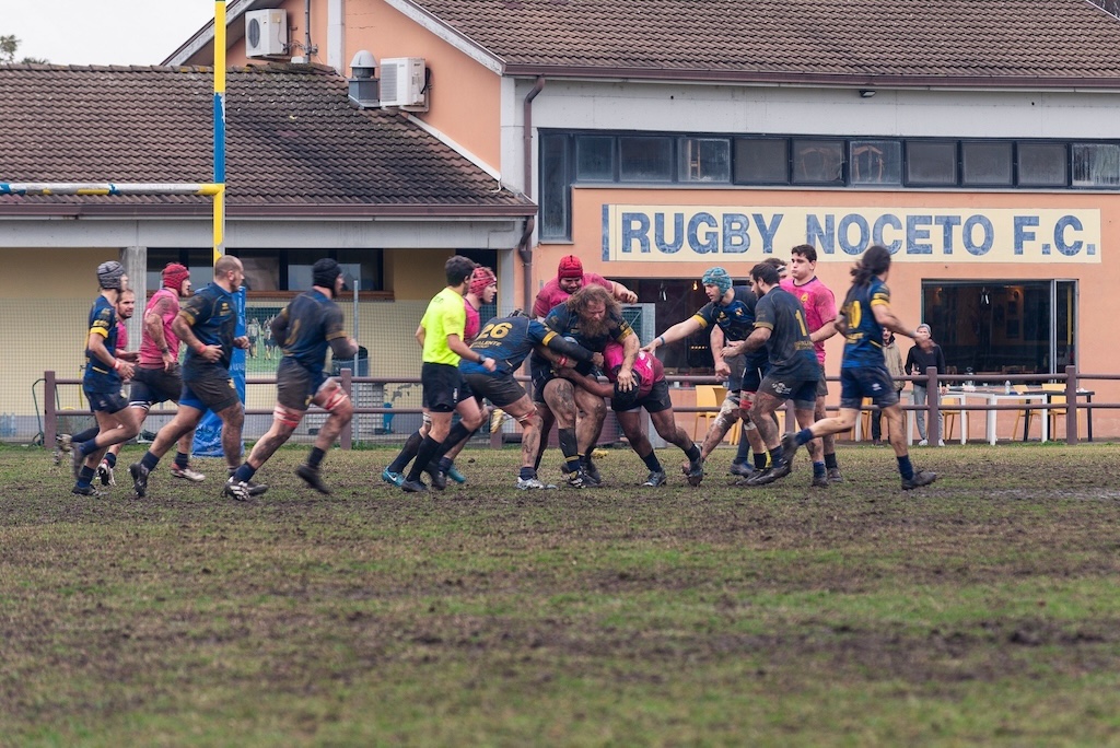 Rugby Noceto FC vs VII Rugby Torino 22 12 Serie A rugby 2024 2025 foto Lorenza Moruzzi