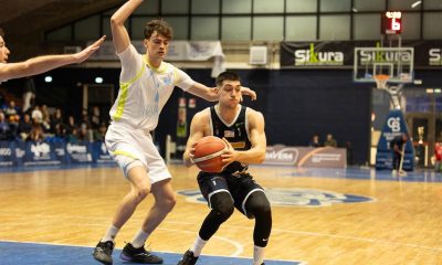 Simone Valsecchi in Virtus Ragusa Foppiani Fulgor Fidenza 66 67 30a giornata Serie B basket 2024 2025