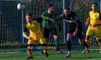 Team Santa Maria Lesignano Basilicastello 1 0 21a giornata Prima Categoria gir. B 2024 2025 Paolo Anghinetti e Nicolo Sconziano rincorrono il pallone