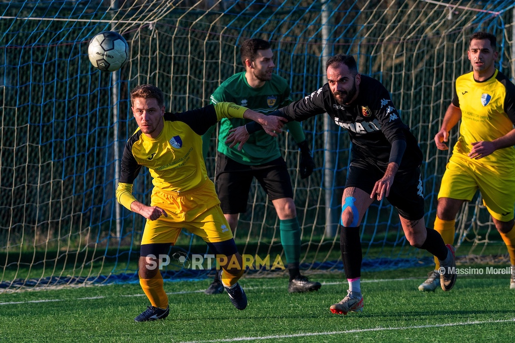 Team Santa Maria Lesignano Basilicastello 1 0 21a giornata Prima Categoria gir. B 2024 2025 Paolo Anghinetti e Nicolo Sconziano rincorrono il pallone