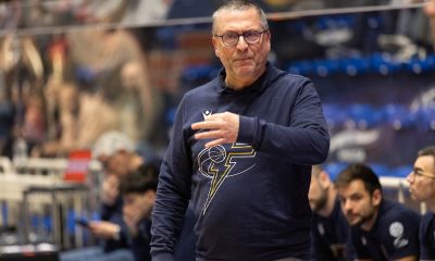 coach Andrea Bizzozi Virtus Ragusa Foppiani Fulgor Fidenza 66 67 30a giornata Serie B basket 2024 2025