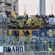 i tifosi gialloblu nel settore ospiti dello stadio Unipol Domus Arena il 16.02.2019 in Cagliari Parma 2 1 Serie A 2019 2020