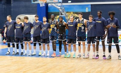 la squadra ospite in Virtus Ragusa Foppiani Fulgor Fidenza 66 67 30a giornata Serie B basket 2024 2025