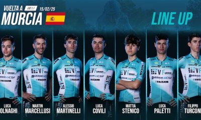 line up VF Group Bardiani Csf Faizane alla Vuelta a Murcia 15.2.2025