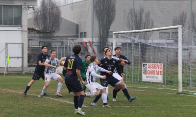 mischia in area in Alsenese Fidenza 0 1 26a giornata Promozione 2024 2025