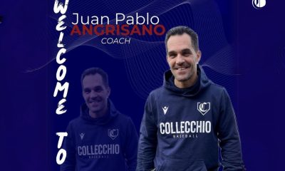 Juan Pablo Angrisano nuovo coach del Collecchio Baseball