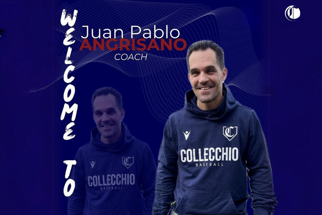 Juan Pablo Angrisano nuovo coach del Collecchio Baseball