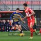 Monza Parma 1 1 29a giornata Serie A 2024 2025 Dennis Man corre palla al piede