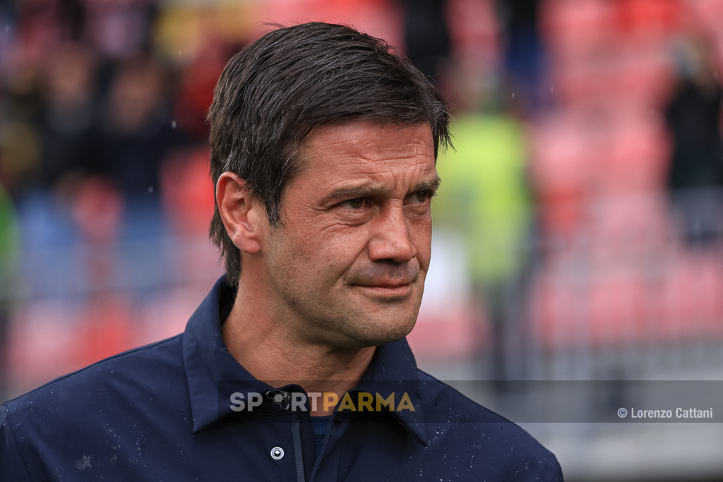 Monza Parma 1 1 29a giornata Serie A 2024 2025 lallenatore gialloblu Cristian Chivu