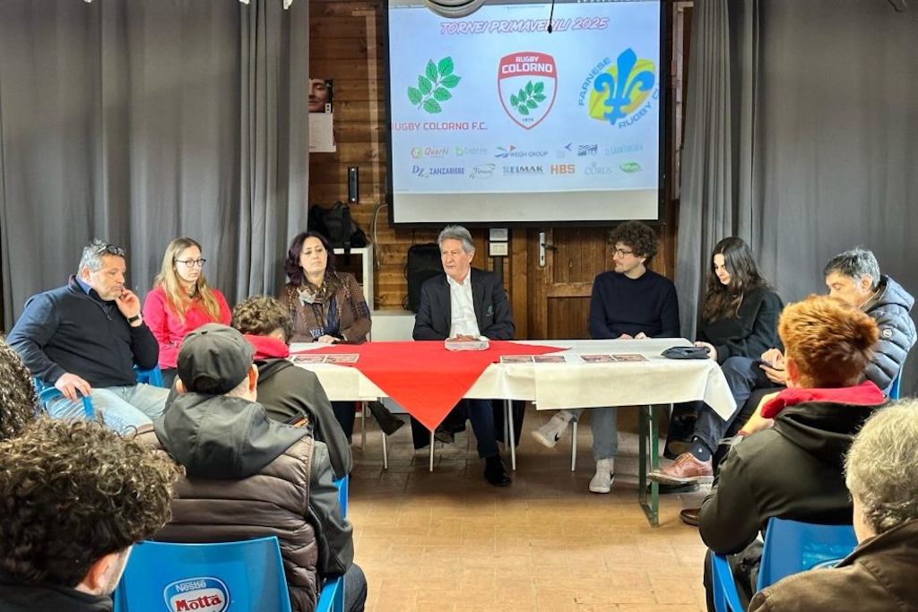 RUGBY COLORNO PRESENTATI I TORNEI PRIMAVERILI 2025. ATTESI OLTRE 750 BAMBINI PER IL MINIRUGBY