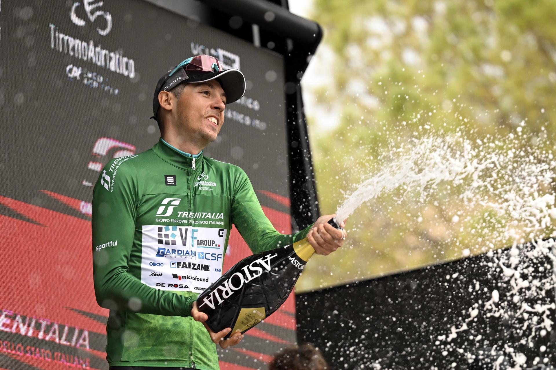 VF Group Bardiani CSF Faizane Manuele Tarozzi sempre piu leader degli scalatori alla Tirreno Adriatico