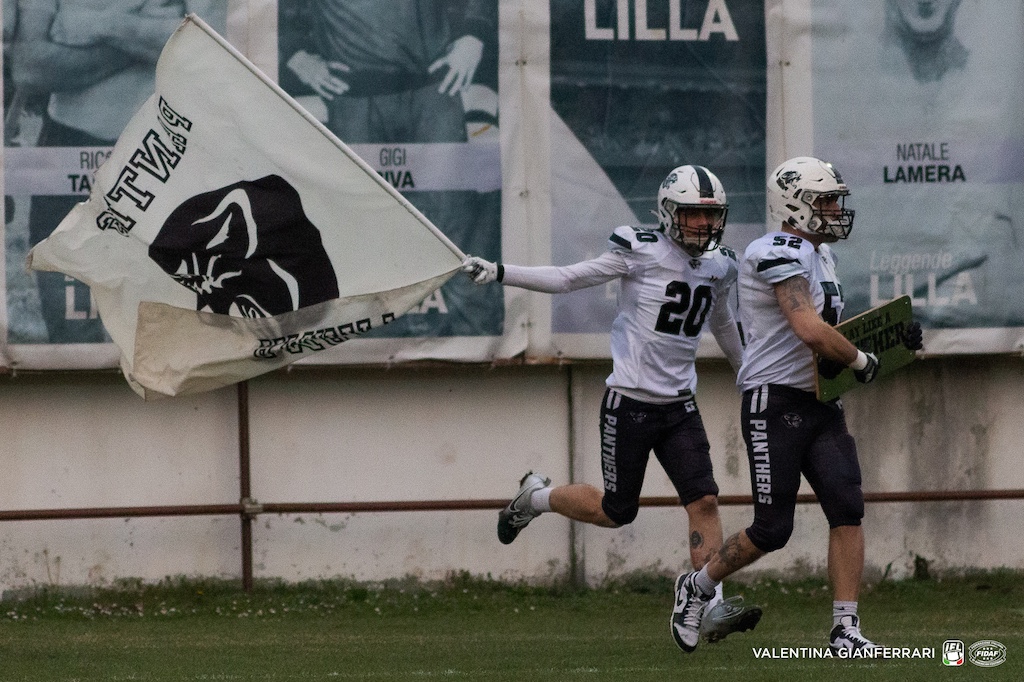 bandiera ospite in Frogs Legnano vs Panthers Parma 24 21 ph. credits Valentina Gianferrari IFL WEEK 3