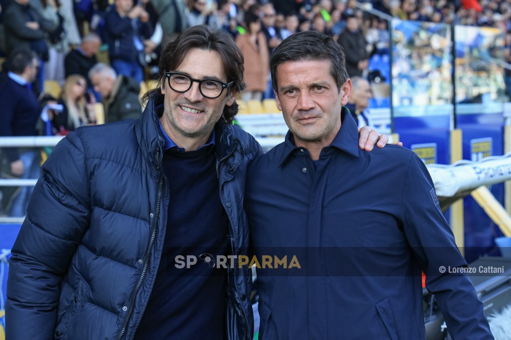 chivu e vanoli in parma torino