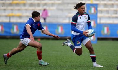 il parmense Malik Faissal con la maglia delle giovanili dellItalrugby