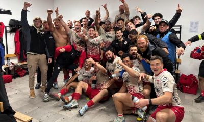 lHBS Rugby Colorno 1975 festeggia la vittoria nel derby del Po a Viadana 22 24 XV giornata 2024 2025 10 10